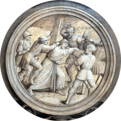 Roundel of the Way to Calvary, Isenbrant, Church of Our Lady, Bruges.