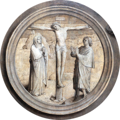 Roundel of the Crucifixion, Isenbrant, Church of Our Lady, Bruges.